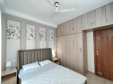 Bedroom in 2.5 BHK Apartment at Bhartiya Nikoo Homes, Thanisandra Main Road – for Rent
