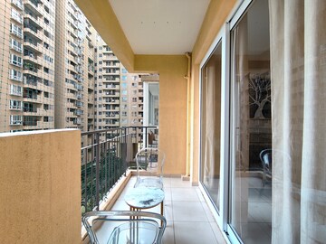 Building Lobby in 2.5 BHK Apartment at Bhartiya Nikoo Homes, Thanisandra Main Road – for Rent