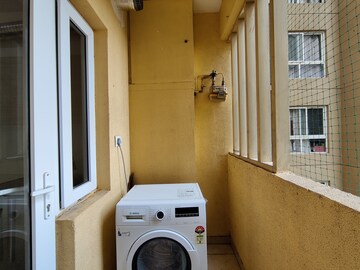 Team Area in 2.5 BHK Apartment at Bhartiya Nikoo Homes, Thanisandra Main Road – for Rent