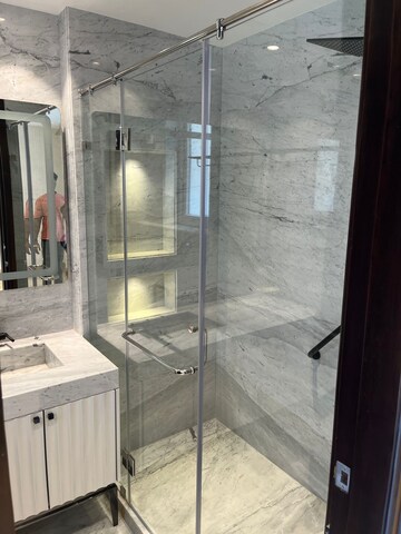 Bathroom in 4 BHK Builder Floor at Safdarjang Enclave – for Rent