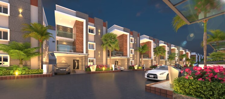 Exterior View, infocity-county 5 Bedroom 3305 Sq.Ft. Villa In Kardanur Hyderabad 8047312