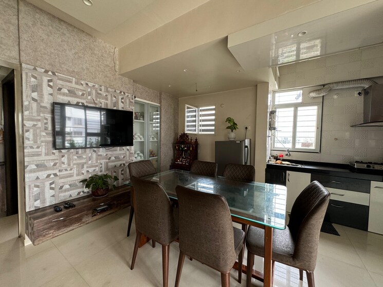 Kitchen, mohan-lexuz 2 Bedroom 800 Sq.Ft. Apartment In Baner Pune 8047319