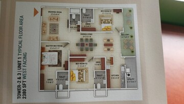 3 BHK Apartment For Sale in Mahaveer Crystal Garden, Attapur