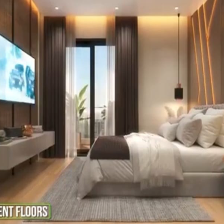 Bedroom, nimbus-the-palm-village 3 Bedroom 2175 Sq.Ft. Builder Floor In Sector 22a Yamuna Expressway Greater Noida 8047487