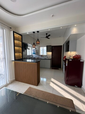 Living Room in 2.5 BHK Apartment at Aparna Serene Park, Kondapur – for Rent