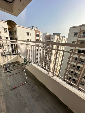 Balcony in 2.5 BHK Apartment at Aparna Serene Park, Kondapur – for Rent