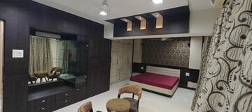 Master Bedroom in 4 BHK Apartment at Meridian Apartment, Nerul Sector 6 – for Rent