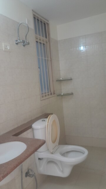 Bathroom in 3 BHK Builder Floor at Unitech Woodstock Floors, Sector 50 – for Rent