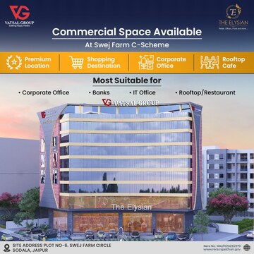  Office Space For Rent in Vatsal The Elysian, Sodala