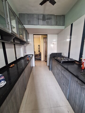 Kitchen in 2 BHK Apartment at Mohan Pride, Kalyan West – for Rent