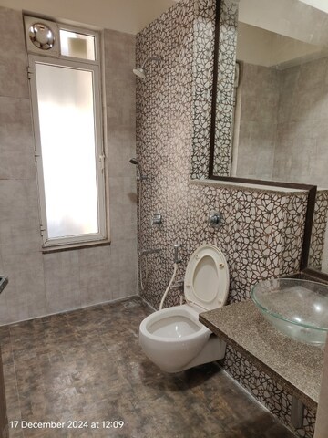Bathroom in 3 BHK Apartment at Omkar Apartment Malad East, Malad East – for Rent
