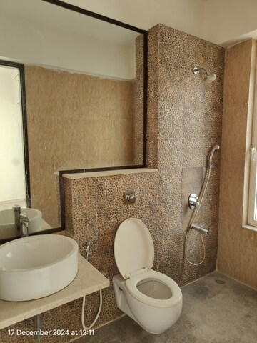 Bathroom in 3 BHK Apartment at Omkar Apartment Malad East, Malad East – for Rent