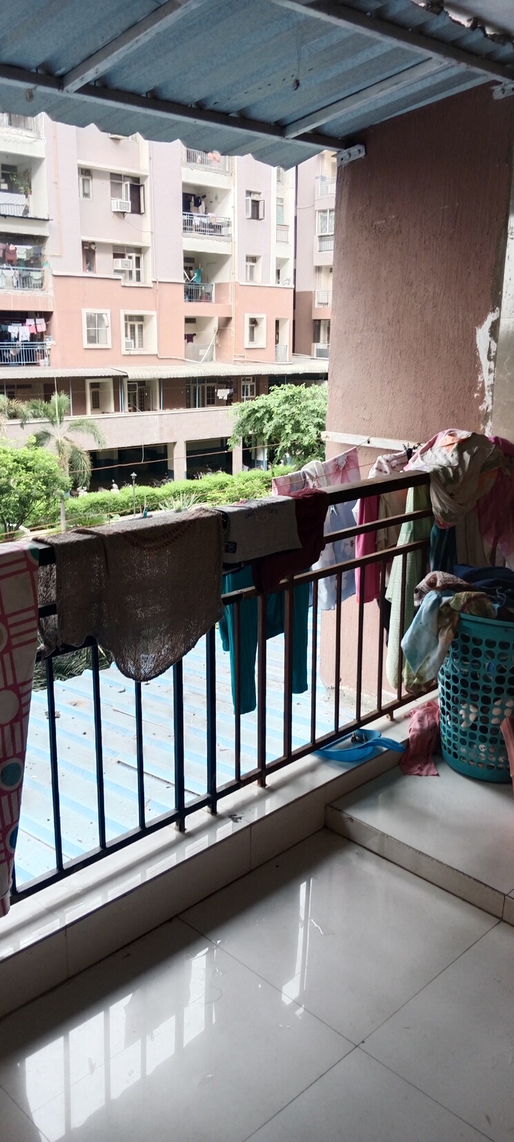 Balcony, kajaria-green 3 Bedroom 1600 Sq.Ft. Apartment In Alwar Bypass Road Bhiwadi 8047709