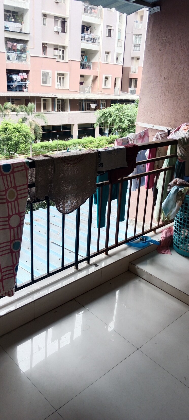 Balcony, kajaria-green 3 Bedroom 1600 Sq.Ft. Apartment In Alwar Bypass Road Bhiwadi 8047709