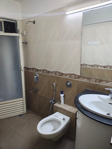 Bathroom in 2 BHK Apartment at Zara Apartment, Powai – for Rent