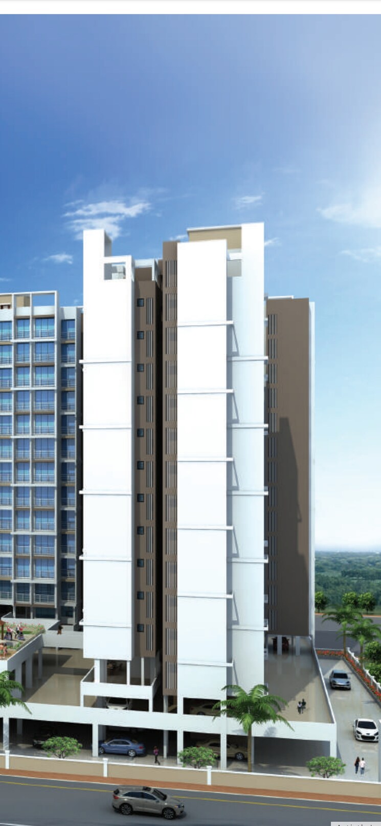 Exterior View, sector 39 kharghar 1 Bedroom 700 Sq.Ft. Apartment In Sector 39 Kharghar Navi Mumbai 8047743