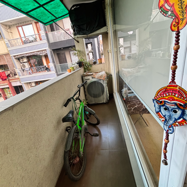 Balcony, malviya nagar 3 Bedroom 1200 Sq.Ft. Builder Floor In Malviya Nagar Delhi 8047944