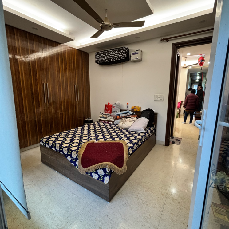 Bedroom, malviya nagar 3 Bedroom 1200 Sq.Ft. Builder Floor In Malviya Nagar Delhi 8047944