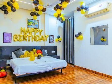 Bedroom in 4 BHK Apartment at Omaxe Forest Spa, Sector 93b – for Rent