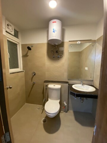 Bathroom in 3 BHK Apartment at Omaxe Forest Spa, Sector 93b – for Sale