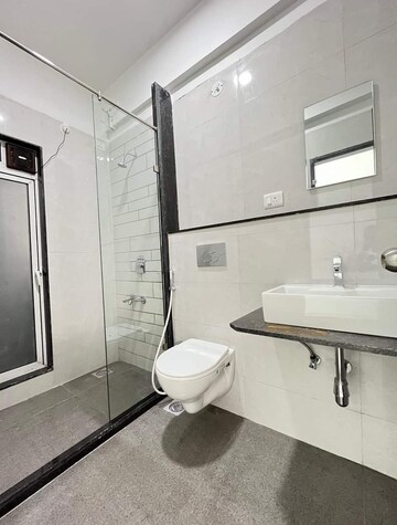 Bathroom in 2 BHK Apartment at Shreeji Atlantis, Malad West – for Rent