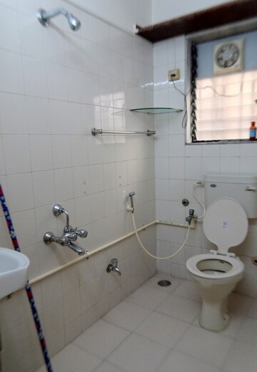 Bathroom in 2 BHK Apartment at Angan Apartment, Kandivali East – for Rent