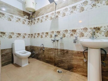 Bathroom in 1 RK Builder Floor at Saket – for Rent