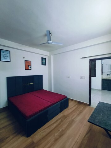 Bedroom in 1 BHK Builder Floor at Freedom Fighters Enclave – for Rent