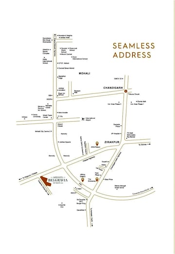 4 BHK Apartment – Map Location View at Patiala Road - for Sale