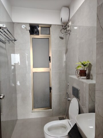 Bathroom in 1 BHK Apartment at Tata Serein, Pokhran Road No 2 – for Rent