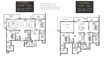 Floor Plan in 2 BHK Apartment at Experion Windchants, Sector 112 – for Sale