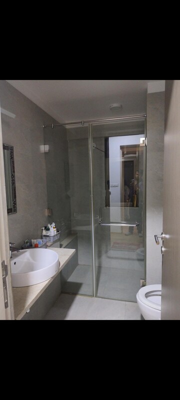 Bathroom in 2 BHK Apartment at Sheth Vasant Oasis, Andheri East – for Rent