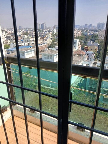 Balcony in 1 BHK Apartment at Konark Splendour, Kalyani Nagar – for Rent