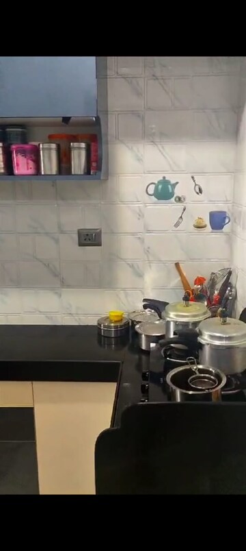 Kitchen in 2 BHK Apartment at Sushila Heights, Virar West – for Sale