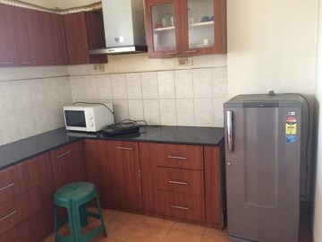 Kitchen in 3 BHK Apartment at RK Santrupti, New Thippasandra – for Rent