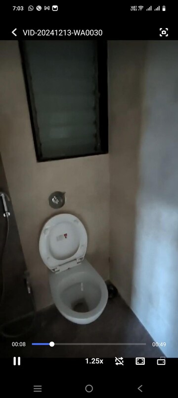Bathroom in 2 BHK Apartment at Chandak Nishchay, Borivali East – for Rent