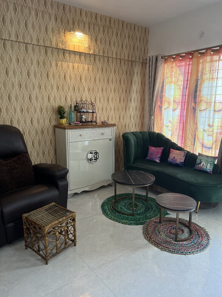 Living Room, majestique-towers 1 Bedroom 700 Sq.Ft. Apartment In Kharadi Pune 8048916