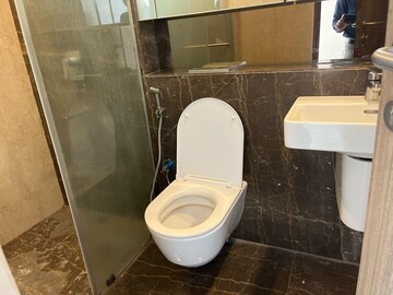 Bathroom in 3 BHK Apartment at Lodha The Park, Worli – for Rent