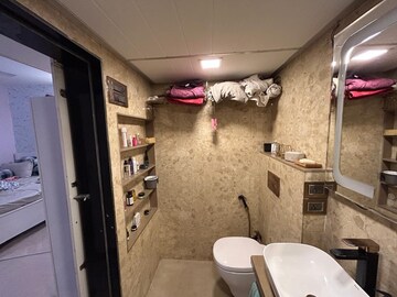 Bathroom in 3 BHK Apartment at Diamond Garden, Chembur – for Rent