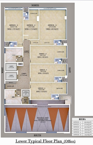 Floor Plan in  Office Space at Goregaon West – for Sale