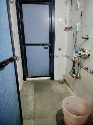 Bathroom in 1 BHK Apartment at Shree Rajlaxmi Park, Kalwa – for Rent