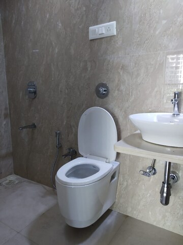 Bathroom in 2 BHK Apartment at Kabra Paradise, Andheri West – for Rent