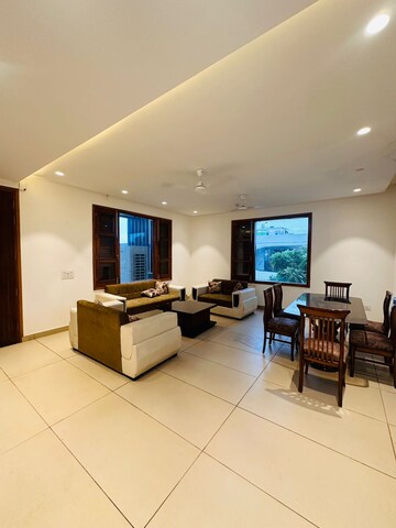 Living Room in 3.5 BHK Builder Floor at GMADA Eco City, North Mullanpur – for Rent
