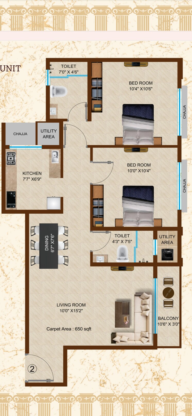 Other, janki-heritage 3 Bedroom 1073 Sq.Ft. Apartment In Chembur Mumbai 8049240
