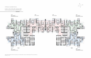 Master Plan in 3 BHK Apartment at Raheja Imperia, Worli – for Sale