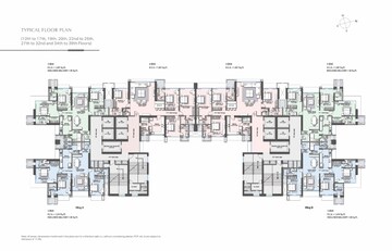 Master Plan in 3 BHK Apartment at Raheja Imperia, Worli – for Sale