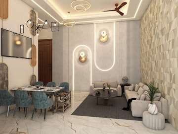 Living Room in 4 BHK Apartment at Sirsi Road – for Sale