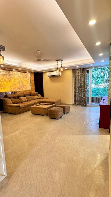 Living Room in 2 BHK Builder Floor at Ansal Sushant Lok I, Sector 43 – for Rent