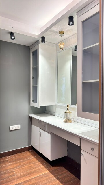 Kitchen in 2 BHK Builder Floor at Ansal Sushant Lok I, Sector 43 – for Rent