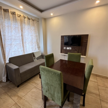 Living Room in 1 BHK Apartment at Royal Oxford Street, Utrathiya – for Rent